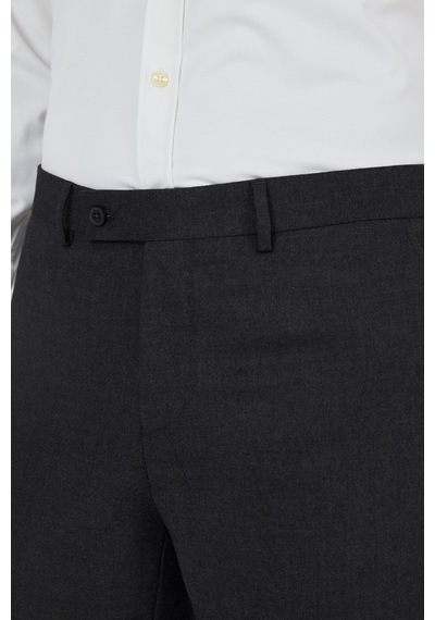 İmza Koyu Antrasit Yan Cep Açık Paça Slim Fit Esnek Classic Pantolon 1003250906 Koyu Antrasit