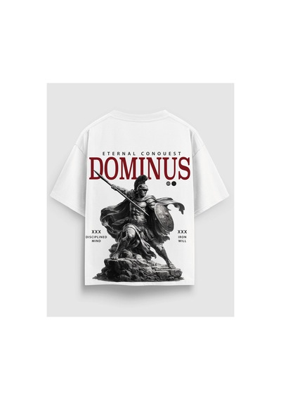 Yolo Street Domınus Antik Roma Savaşçı Baskılı Oversize T-shirt Premium %100 Pamuk Street Style Beyaz Yolo Street Domınus Antik Roma Savaşçı Baskılı Oversize T-shirt Premium %100 Pamuk Street Style Beyaz