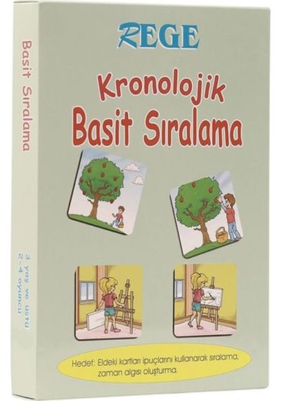 3 Kronolojik Basit Sıralama Kartları rege