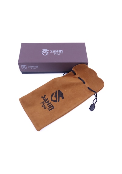 Şahin Sarı Yıldız Bent Billiard 9mm Filtreli Ebonit Saplı Pipo Mod L-10 247786