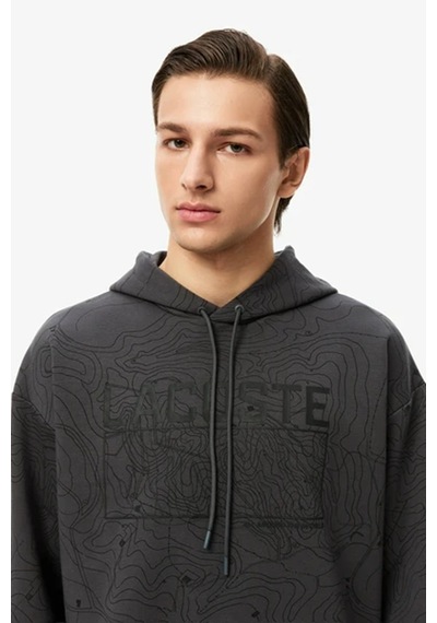 Lacoste Men's Oversize Fit Full Zip Hoodie Sweatshirt Erkek Ayarlanabilir Kapüşonlu Organik Pamuk Sweatshirt Siyah Lacoste Men's Oversize Fit Full Zip Hoodie Sweatshirt Erkek Ayarlanabilir Kapüşonlu Organik Pamuk Sweatshirt Siyah