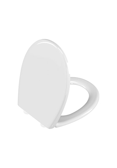 VitrA S20 Round 109-003-909 Universal Klozet Kapağı, Yavaş Kapanır, Kolay Çıkabilir, Beyaz