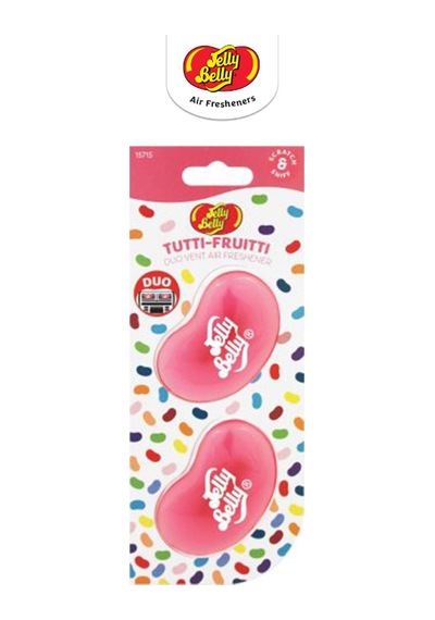 Jelly Belly Duovent Kalotifer Geçme Koku Tutti Fruitti 14gr. Muz, Mandalina, Vanilya, Ahududu Aroma