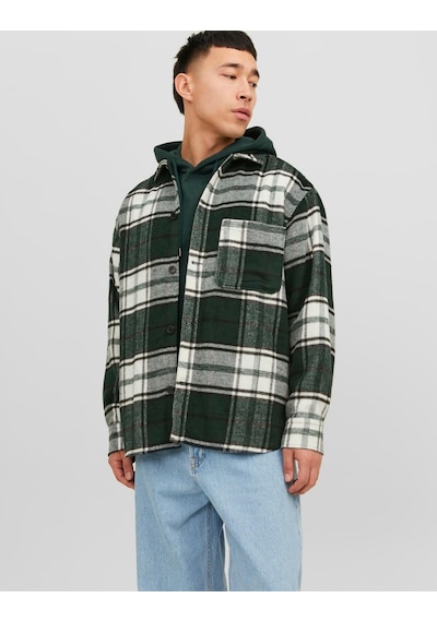 Jack & Jones Erkek Ekose Desenli Uzun Kollu Gömlek - 12239303 001 Jack & Jones Erkek Ekose Desenli Uzun Kollu Gömlek - 12239303 001