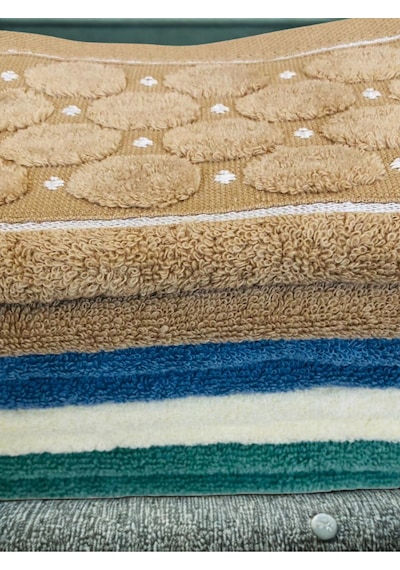 Miosse Pure 10 Adet 30x50 Cm Lüx %100 Pamuk El-yüz-misafir Havlusu Çok Renkli