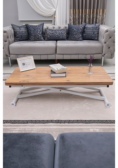 Home Üst Tabla Mdf Efesçam Oval Köşe Alt Beyaz