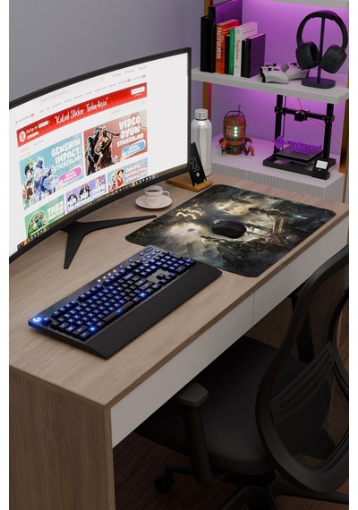 Expedition 33 Kaymaz Dikişli Kauçuk Oyuncu Mousepad V1 - 48x40 Xl Gaming Mouse Pad Fare Altlığı