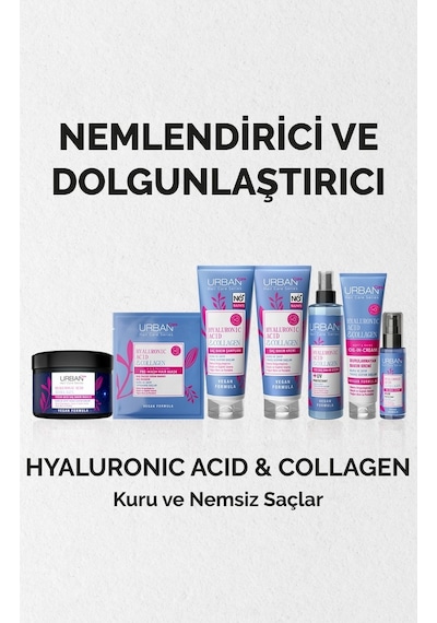 Urban Care Hyaluronic Acid ve Collagen Duş Öncesi Saç Bakım Maske 50 ML