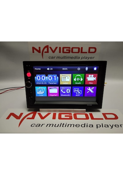 Navigold Usb Bt Video Mp3 7 İnç Üniversal Geri Görüş Kameralı