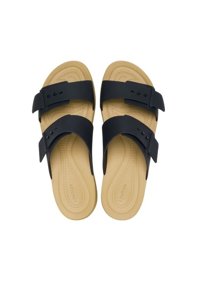 Crocs Brooklyn Tokalı Alçak Sandalet Siyah