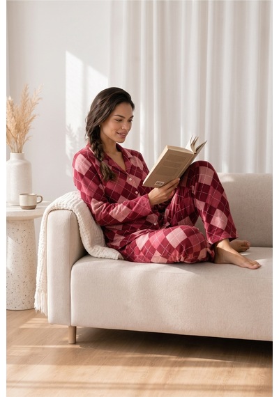 Norcia Sports Kadın Desenli Basic Kış Kırmızı Pijama Takımı Çok Renkli - 929323106 Çok Renkli - 929323106 Çok Renkli Norcia Sports Kadın Desenli Basic Kış Kırmızı Pijama Takımı Çok Renkli - 929323106 Çok Renkli - 929323106 Çok Renkli