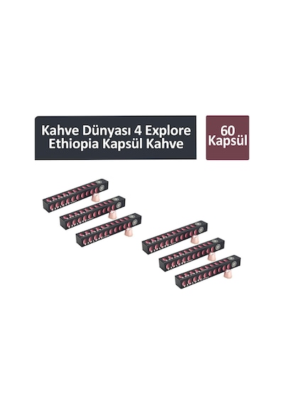 Kahve Dünyası 4 Explore Ethiopia Kapsül Kahve 6 x 10 Kapsül