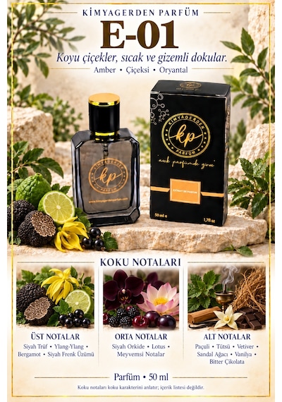 KP E-01 Erkek Parfüm EDP 50 ML