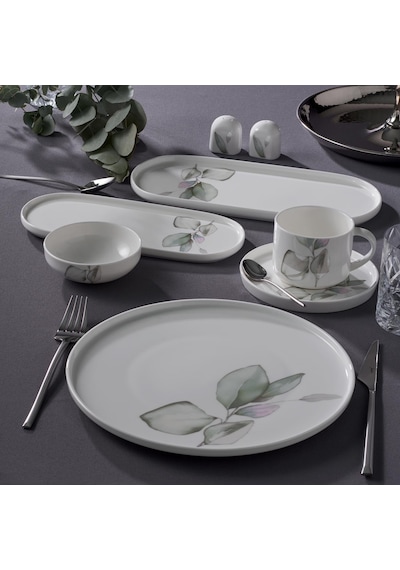 Jumbo Leaf Verdance 26 Parça 6 Kişilik Kahvaltı Takımı Beyaz