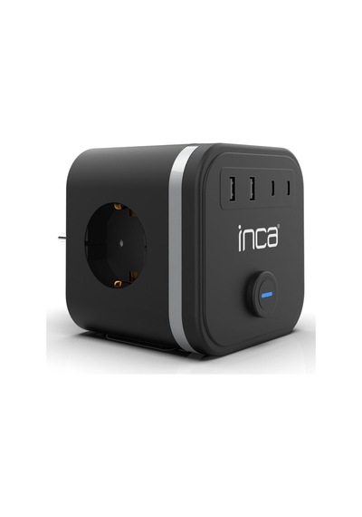 Ipw-47sy 3port 2x Usb+2x Type-c Led Tuşlu Duvar Priz-siyah Isıya Karşı Dayanıklı Kaliteli Malzeme Çocuk Koruma Özelliği Usb Giriş 220v-250v Güç Max. 3680 W