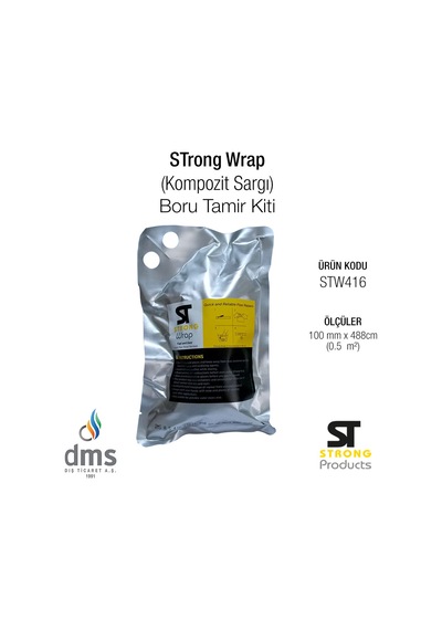 Strong Wrap strong Bandaj 100 MM x 488 CM 0.5 M²