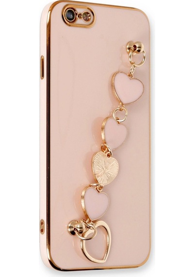 Apple  Uyumlu  iPhone 6 Kılıf Esila Silikon Pudra,