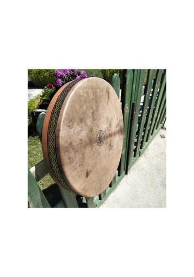 Mustafa Kasap Kuğu Mobilya Ahşap Sanat Çap. 46cm. Bendir Oğlak Derisi Profesyonel. - 905521336
