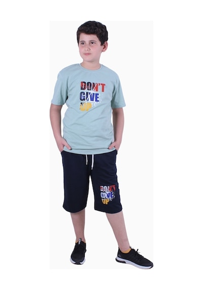 Fyk Kids 3'lü Erkek Çocuk Alt-üst Kapri-tişört Takım Çok Renkli