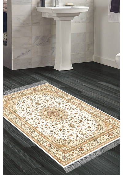Eko Trend Djt Banyo Paspası Yıkanabilir Kaymaz Taban P1372 Osmanlı Kahve