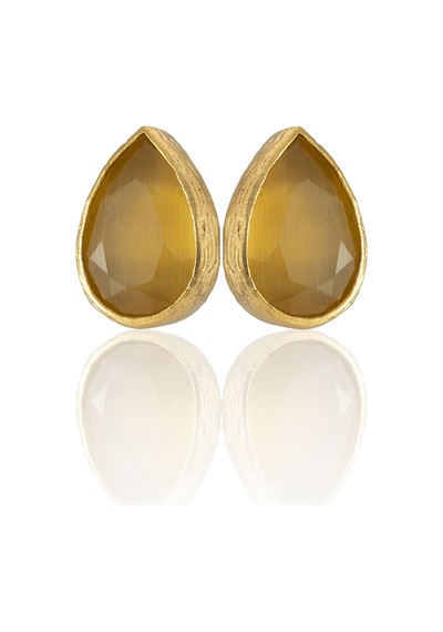 Kadir Jewellery 22 Ayar Altın Kaplama Kadın Minimal Küpe -el İşçiliği Ve Hipoalerjenik Küpe Sarı 56155014