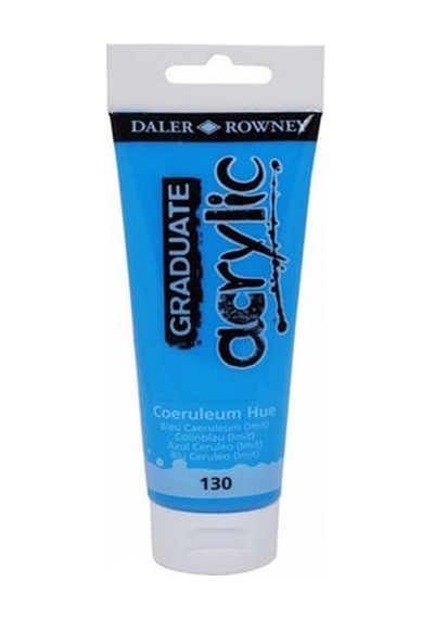 Daler Rowney Graduate Akrilik Boya 120Ml Coeruleum Hue 130