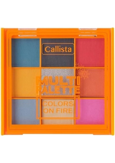 Callista Multi Eyeshadow Göz Farı Paleti 101 Colors On Fire 0