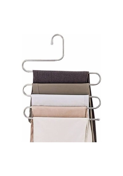Krom Pantolon Askısı Çok Renkli