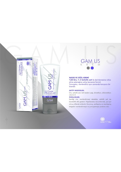 Gam Us Nasır ve Siğil Kremi 50 ML