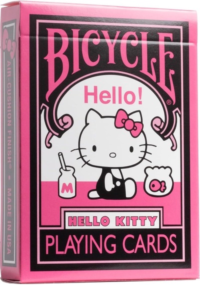 Bicycle Hello Kitty Black & Pink Premium Oyun Kağıdı Koleksiyonluk İskambil Kartları Destesi