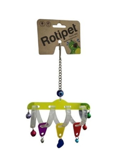 Rotipet Rtp475 Kuş Oyuncağı Akrilik Helezon Eko