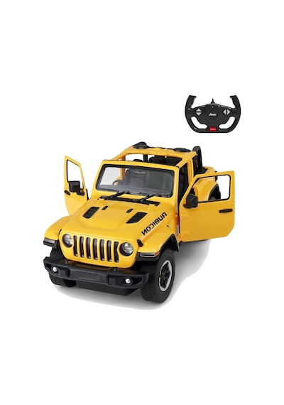 1:14 Uzaktan Kumandalı Araba Jeep Wrangler Rubicon Man Kapı Açıla Sarı