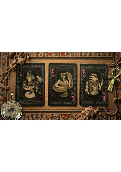 Egypt Mythology Black Edition Pharaoh Dark Gray Oyun İskambil Kartı