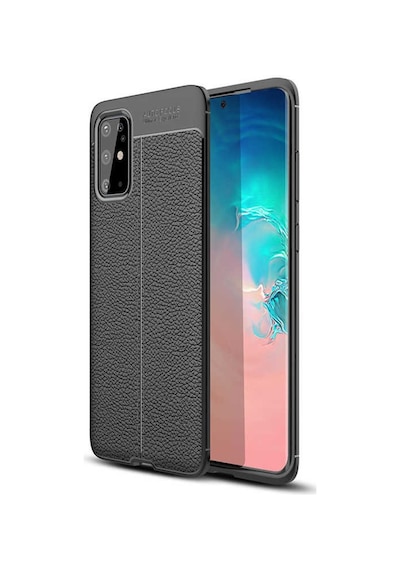 Galaxy S20 Plus Kılıf Zore Niss Deri Desenli Silikon Kılıf