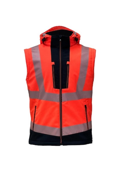 Reflekto Rlu Ripstop Softshell Model Teknik Mont Turuncu Sarı