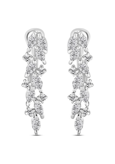 1.00 Karat Pırlanta Küpe - Hrd Sertifikalı 66326578