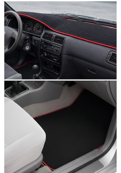 Toyota Corolla Efsane Kasa 1992-1998 Uyumlu 5 Li Oto Halı Paspas & Torpido Koruma Kaplama Seti