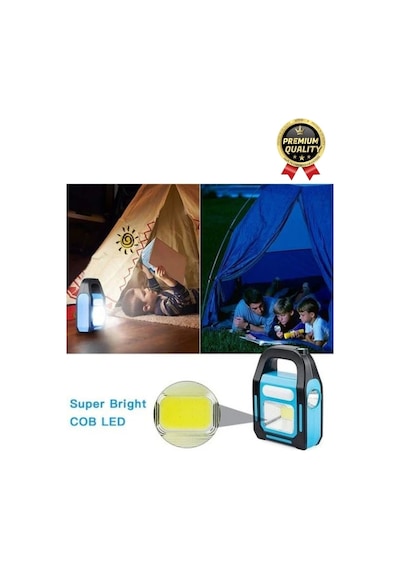 Çok Amaçlı Güneş Enerjili Powerbank Usb Şarj Edilebilir Su Geçirmez Solar Işıldak Fener Kamp Lambası