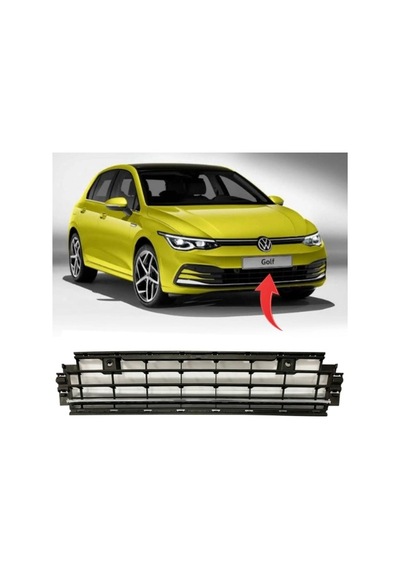 Golf 8 Ön Tampon Orta Izgara Kromlu 2021 Sonrası 5h0853677f 2zz