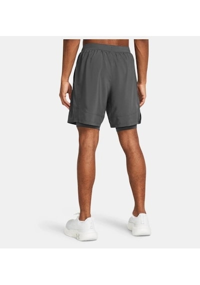 Under Armour Ua Launch 7 2-ın-1 Shorts Erkek Taytlı Şort 1382641 1382641 025 025