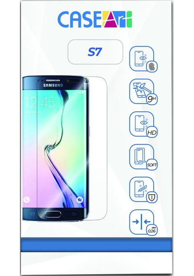 Samsung S7 ile Uyumlu Temperli Kırılmaz Cam Ekran Koruyucu