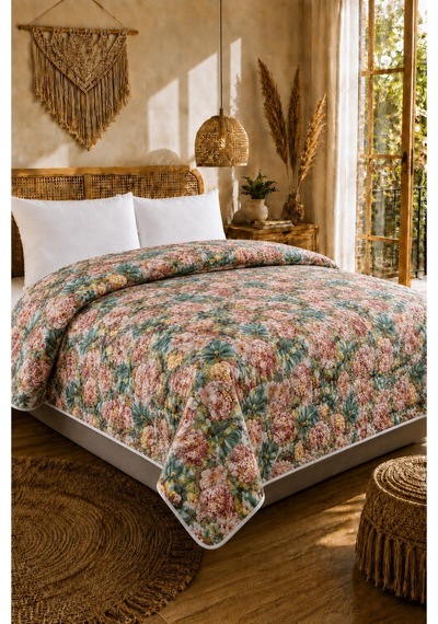 Tek Kişilik - 5d Premium Yatak Örtüsü- Hafif Ve Zarif - Mevsimlik- 160 X 220 Cm 5d15 5d15