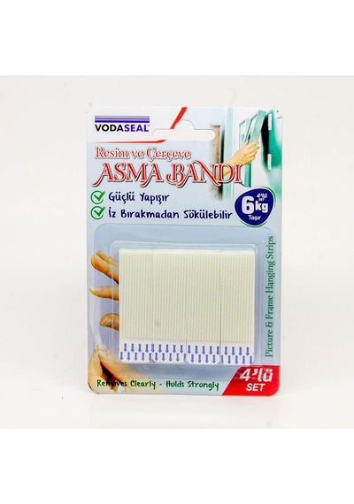 53.01.082 Resimli Çerçeve 4'lü Cırt Bant Diğer