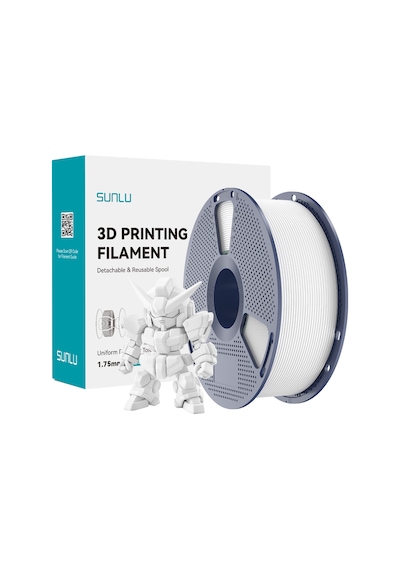 Sunlu Beyaz Pla+ 2.0 Filament - 1.75mm - 1 Kg