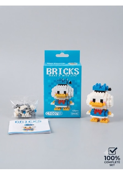 Bricks Koleksiyonluk Figür - Sevgiliye Hediye Donald Duck Ve Daisy Duck