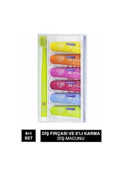 Curaprox Be You Whitening Set 6 x 10 ML + 5460 Fırça