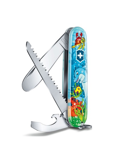 Victorinox My First Yunus Desenli Kamp Çakı-Boyama Kitabı 0.2373.E1 Çok Renkli