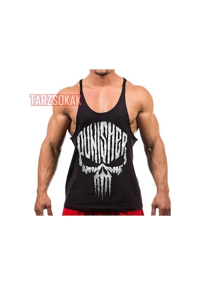 Tarzsokak Gym Tank Top Fitness Sporcu Atleti Gym45 Siyah