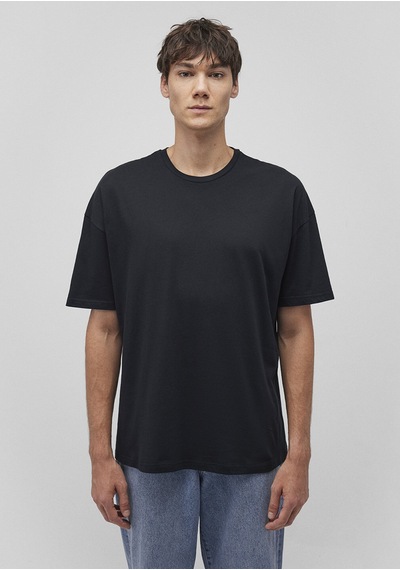 Mavi - 2Li Oversize Basic Tişört Seti 0612162-620 Beyaz