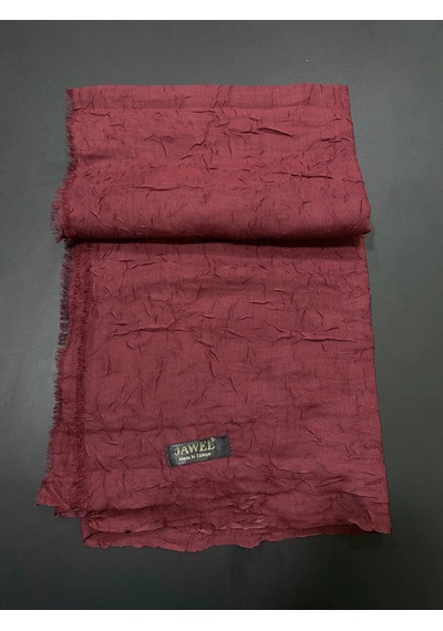 Bambu Kraş Şal Bordo-jawel Çok Renkli